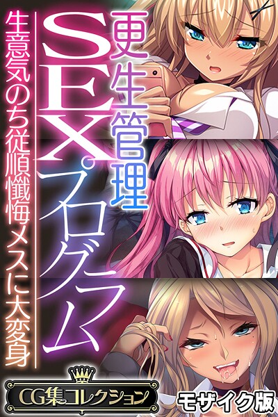 更生管理SEXプログラム 〜生意気のち従順懺悔メスに大変身〜【CG集コレクション】 モザイク版